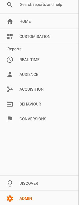 google-analytics-meniu