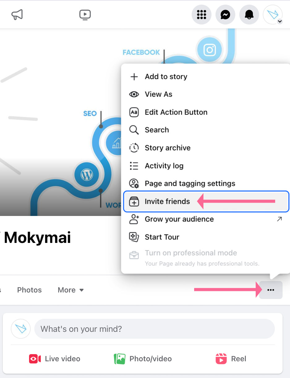 Pakviesti draugus tapti Facebook puslapio sekėjais