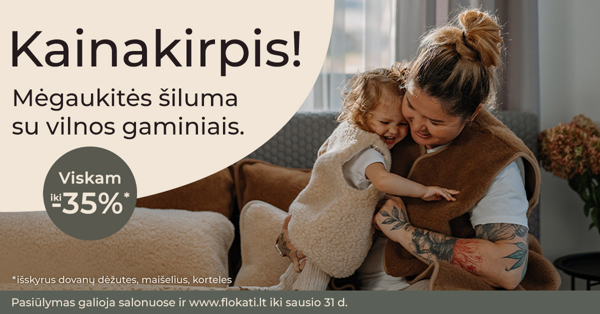 Flokati Facebook puslapio viršelis