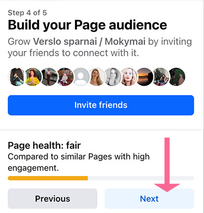 Pakviesti Facebook draugus pamėgti puslapį