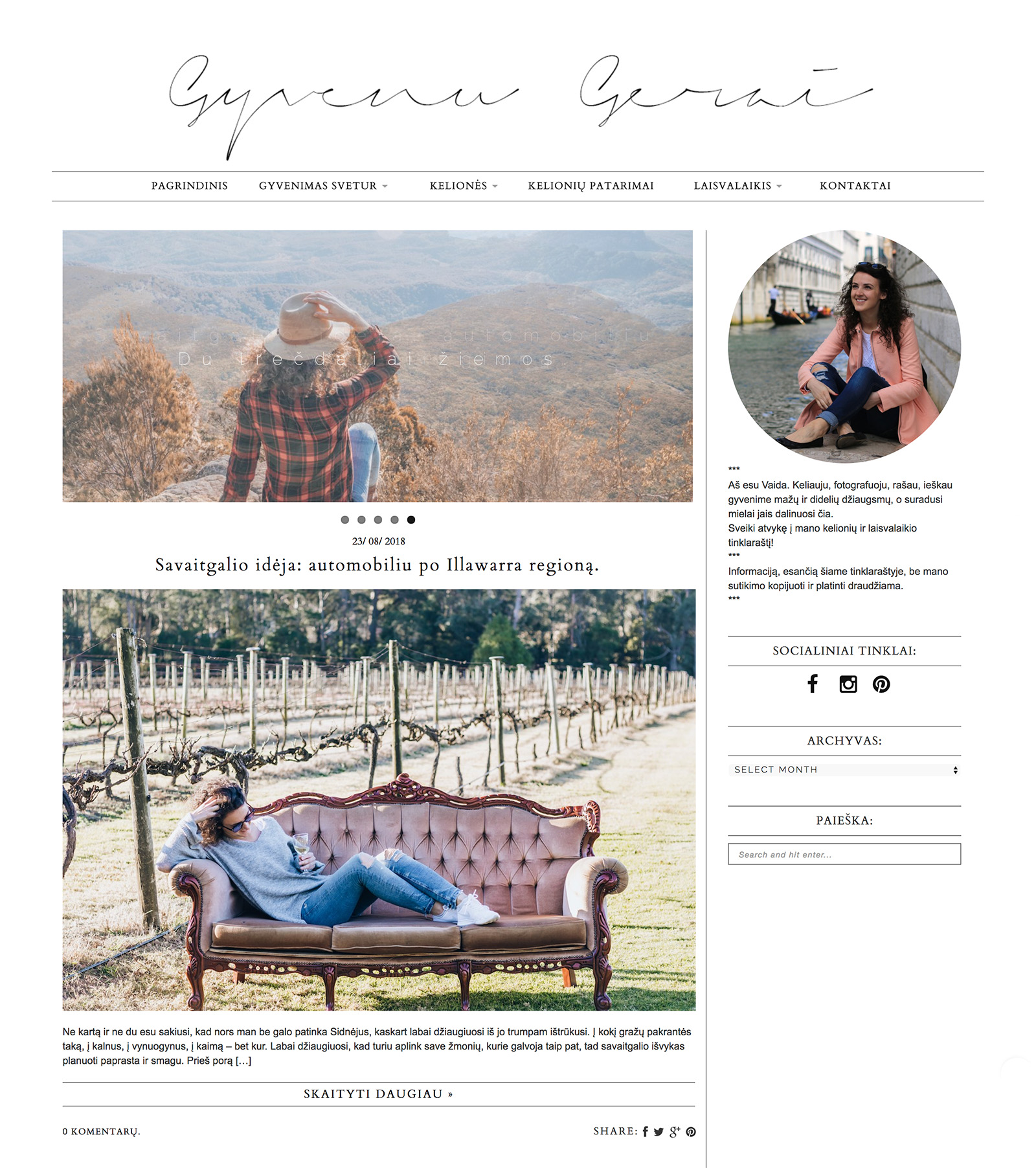 Tinklaraštis gyvenugerai.com
