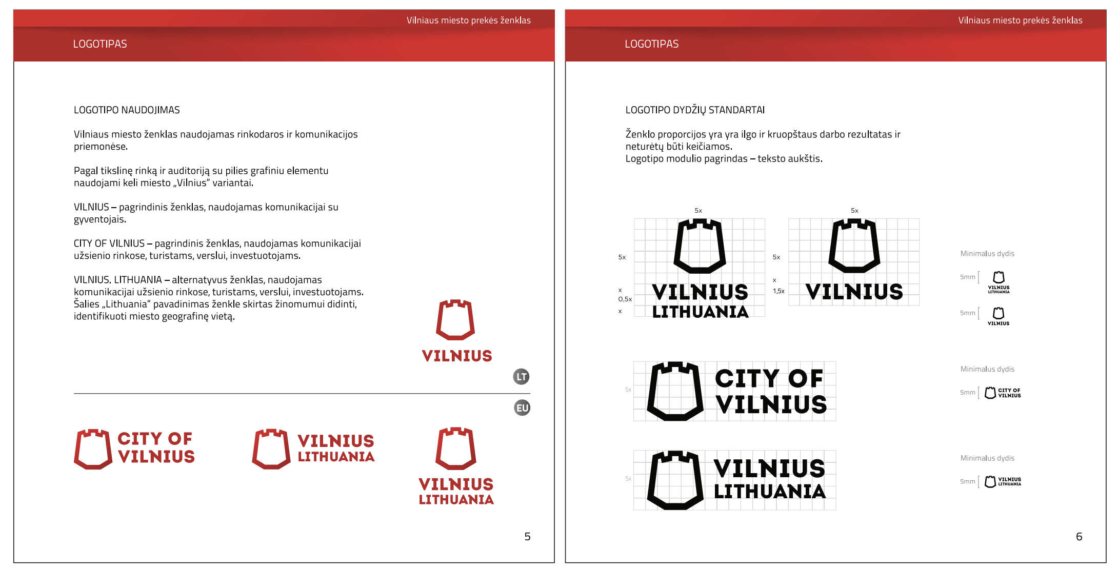 Vilniaus miesto prekės ženklo grafinio identiteto vadovas