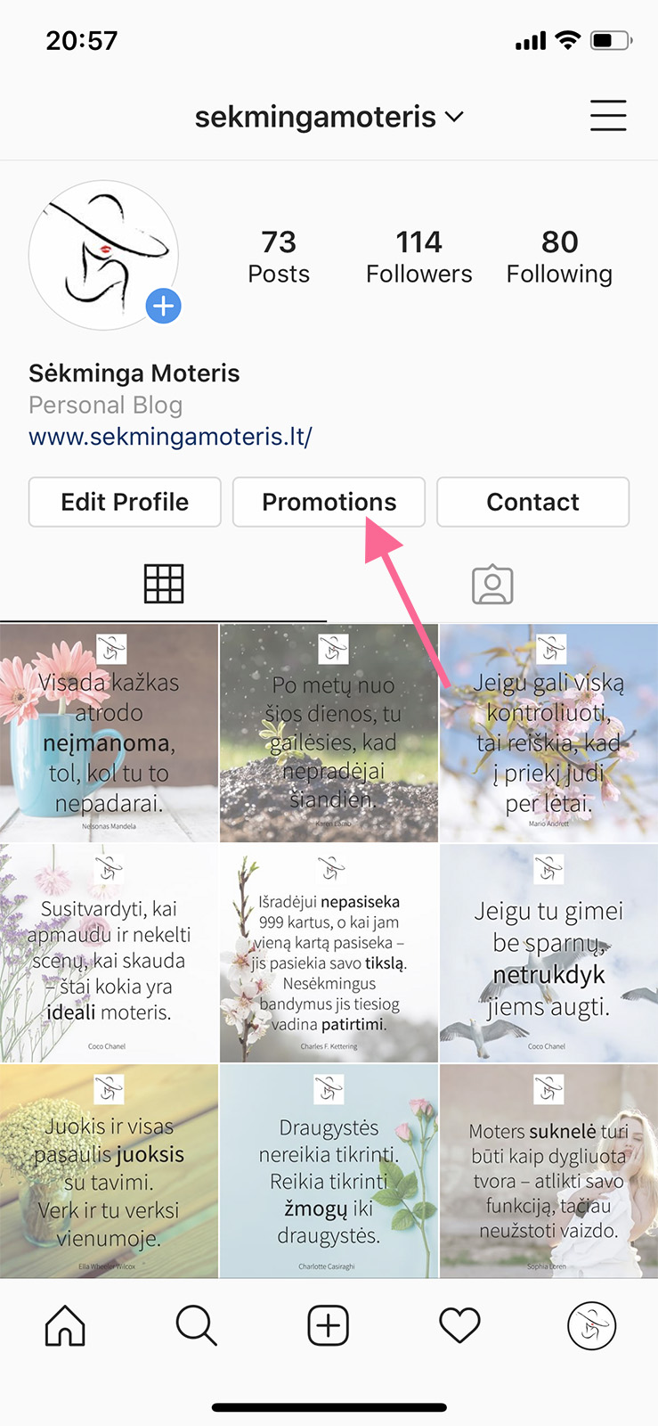 Instagram reklamos kūrimas